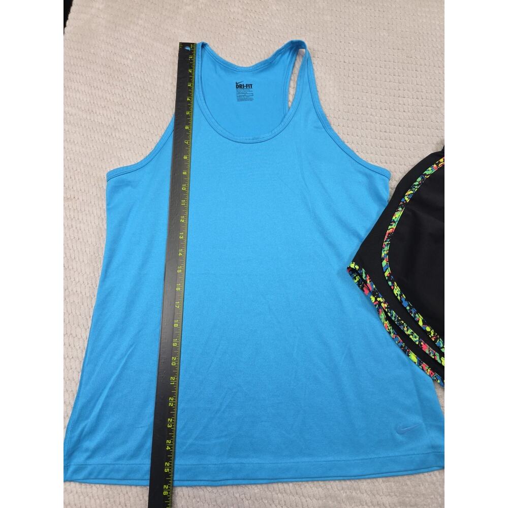 Nike Shorts & Tank Womens Large Active Wear Lined Running Shorts Dri Fit - Picture 4 of 8